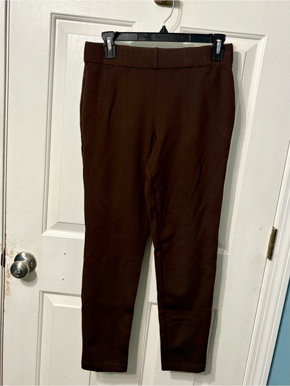 Jones New York Women's Dark Brown Ponte Skinny Pants